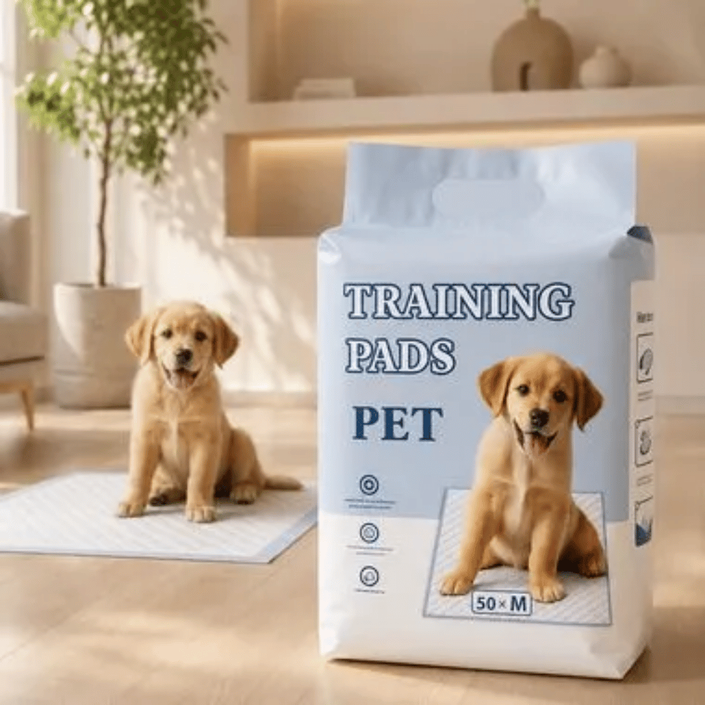 Pañal de Piso Absorbentes Training Pads Para Perros Talla M - 50 un