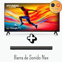 Televisor Hyundai 50 Pulgadas QLED FHD Google TV HYLED5027QFG  Promocion Soundbar Nex