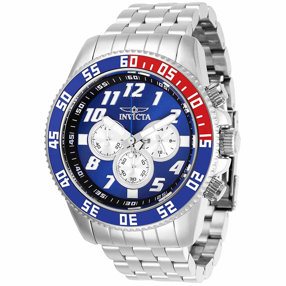 Reloj Invicta Pro Diver 29854 Cronómetro Acero Inoxidable Dial Azul