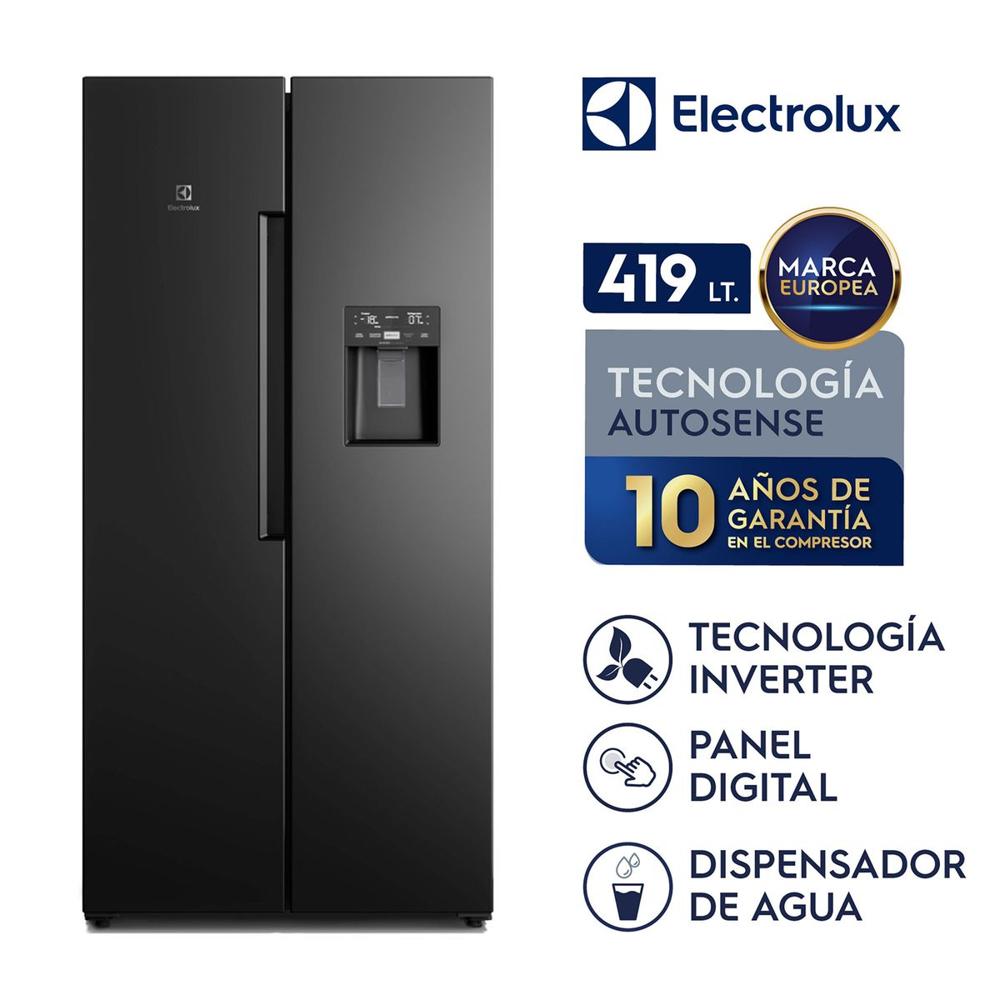 Refrigeradora Side By Side 419 Litros Negro Electrolux ERS45F2P5EB