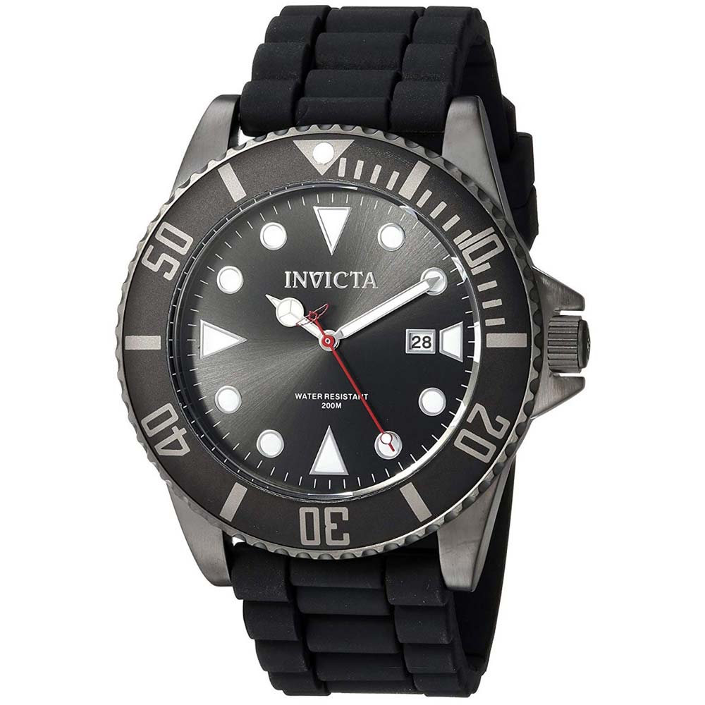 Reloj Invicta Pro Diver 90305 Fecha Correa de Silicona y Dial Negro