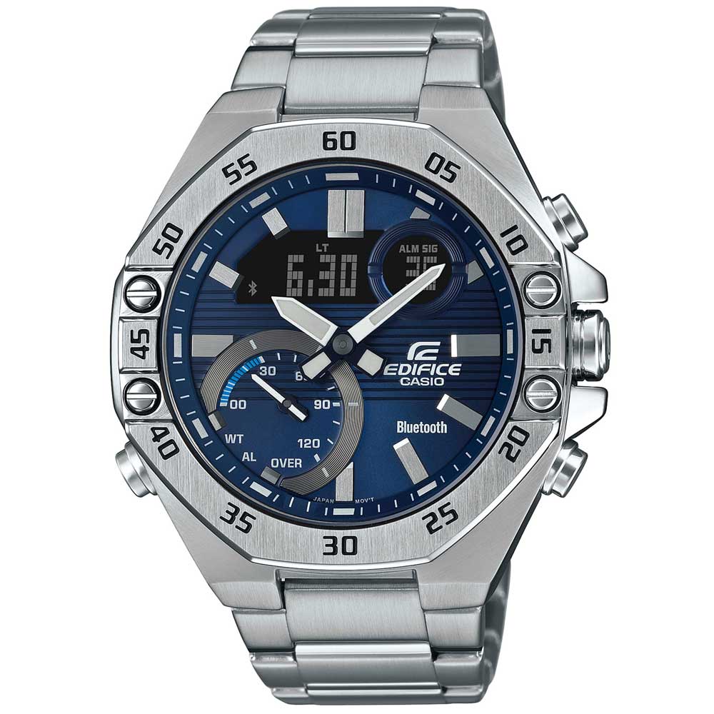 Reloj Casio Edifice ECB-10D-2A Bluetooth Digital Analógico Dial Azul