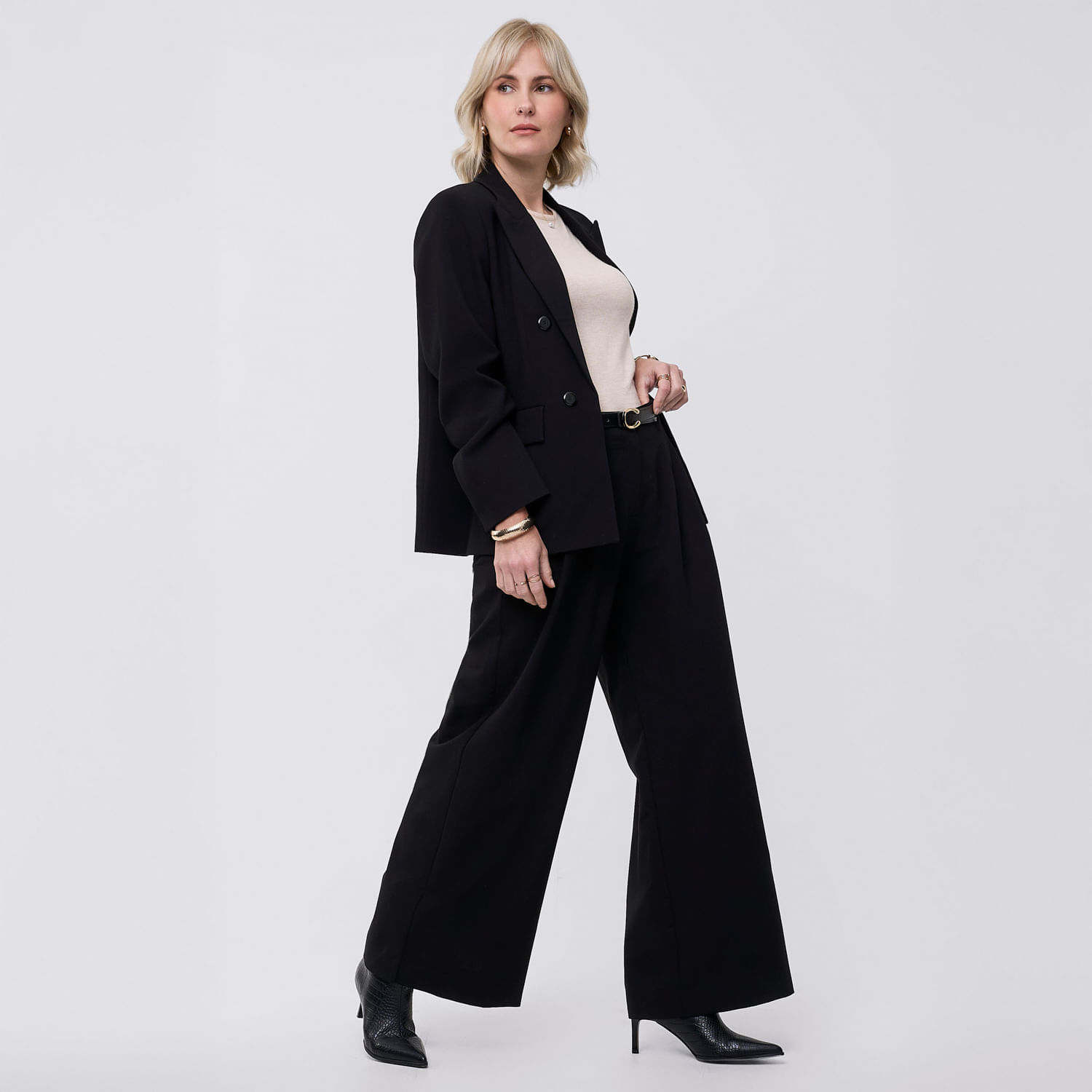 Pantalón Mujer Fem Zafin Negro S