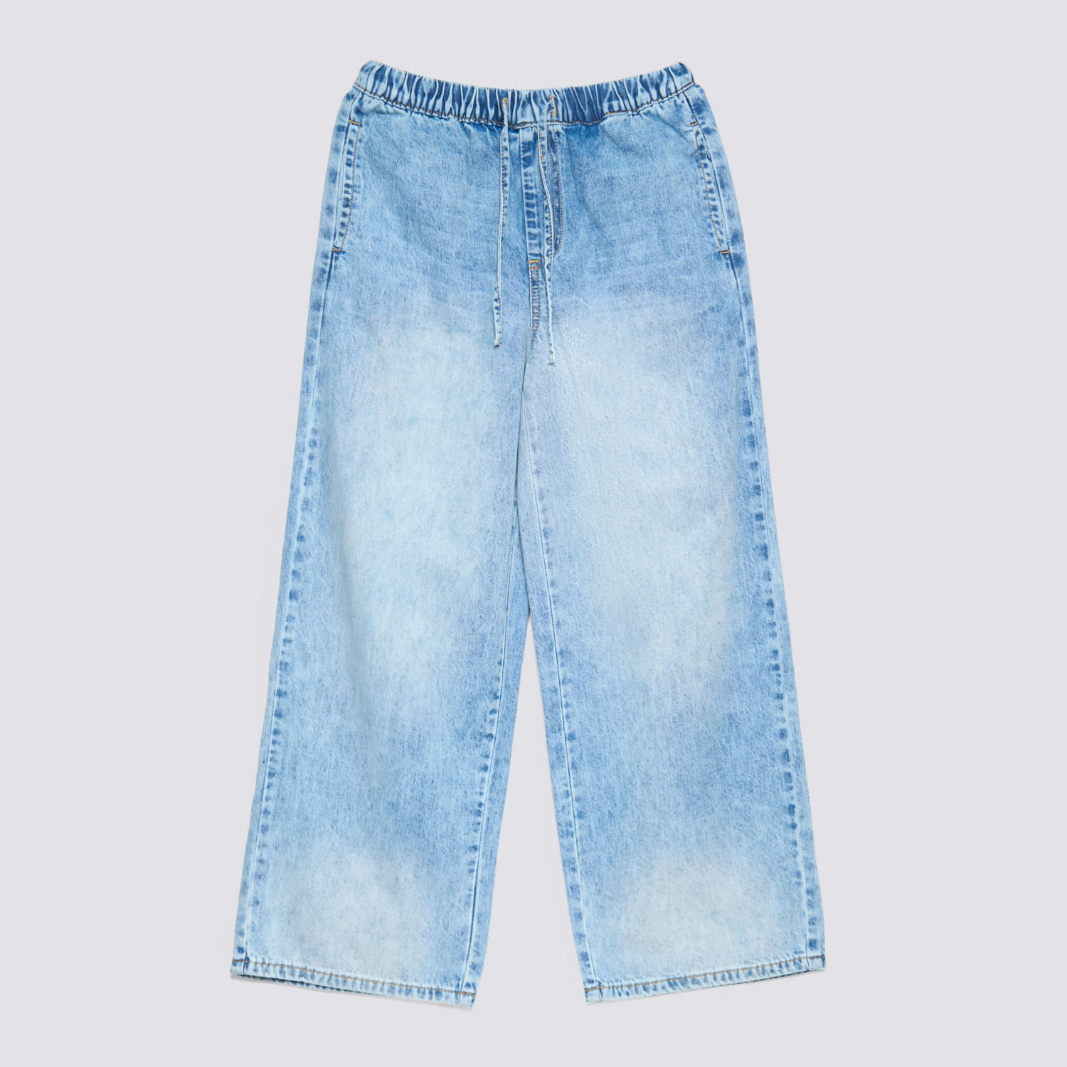 Jean Teen Niña Palazzo Tencel Zubito Celeste Talla 16X