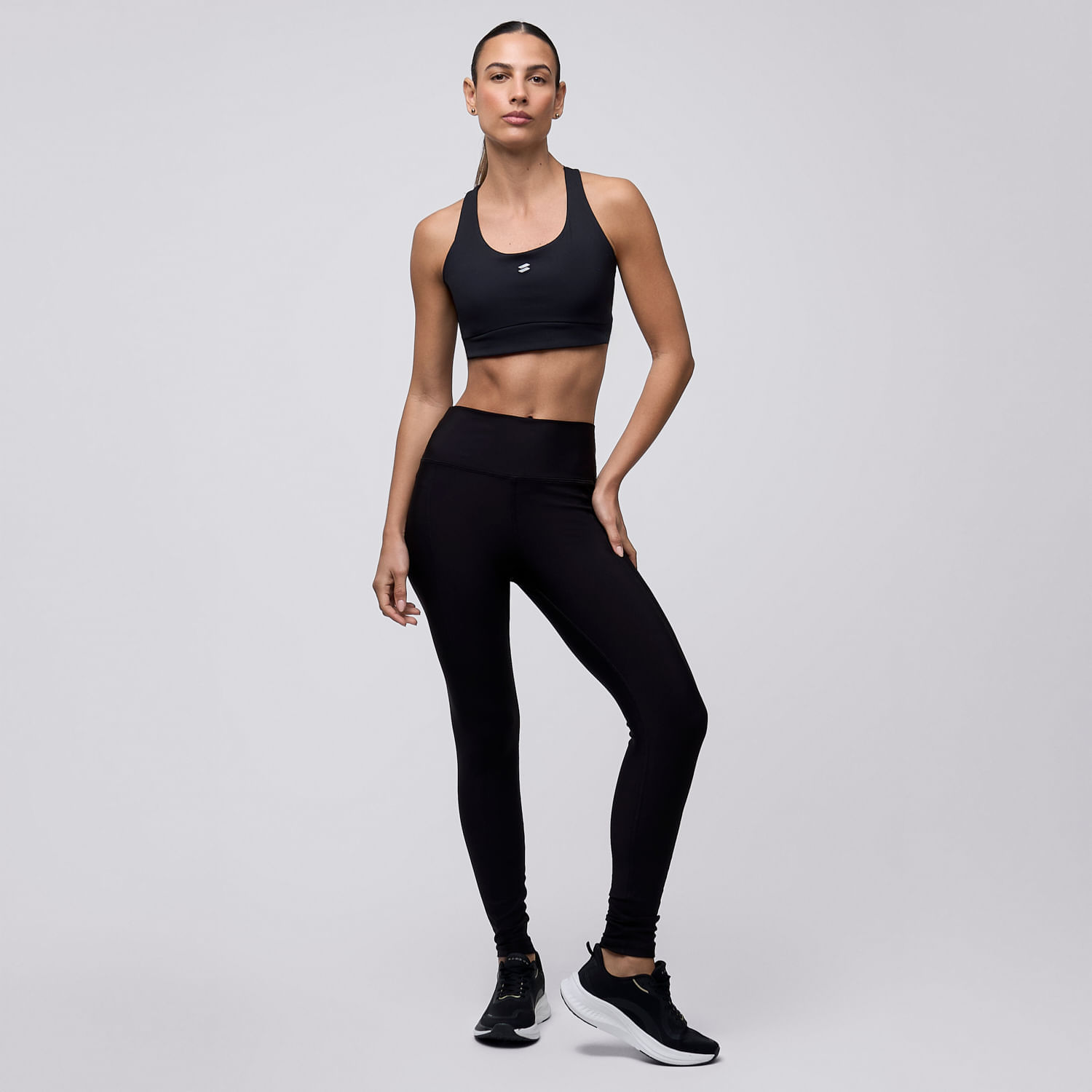 Mallas Deportivas Mujer Podium Negro Xl