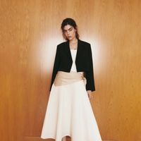 Casaca Mujer Sfera Crop Negro