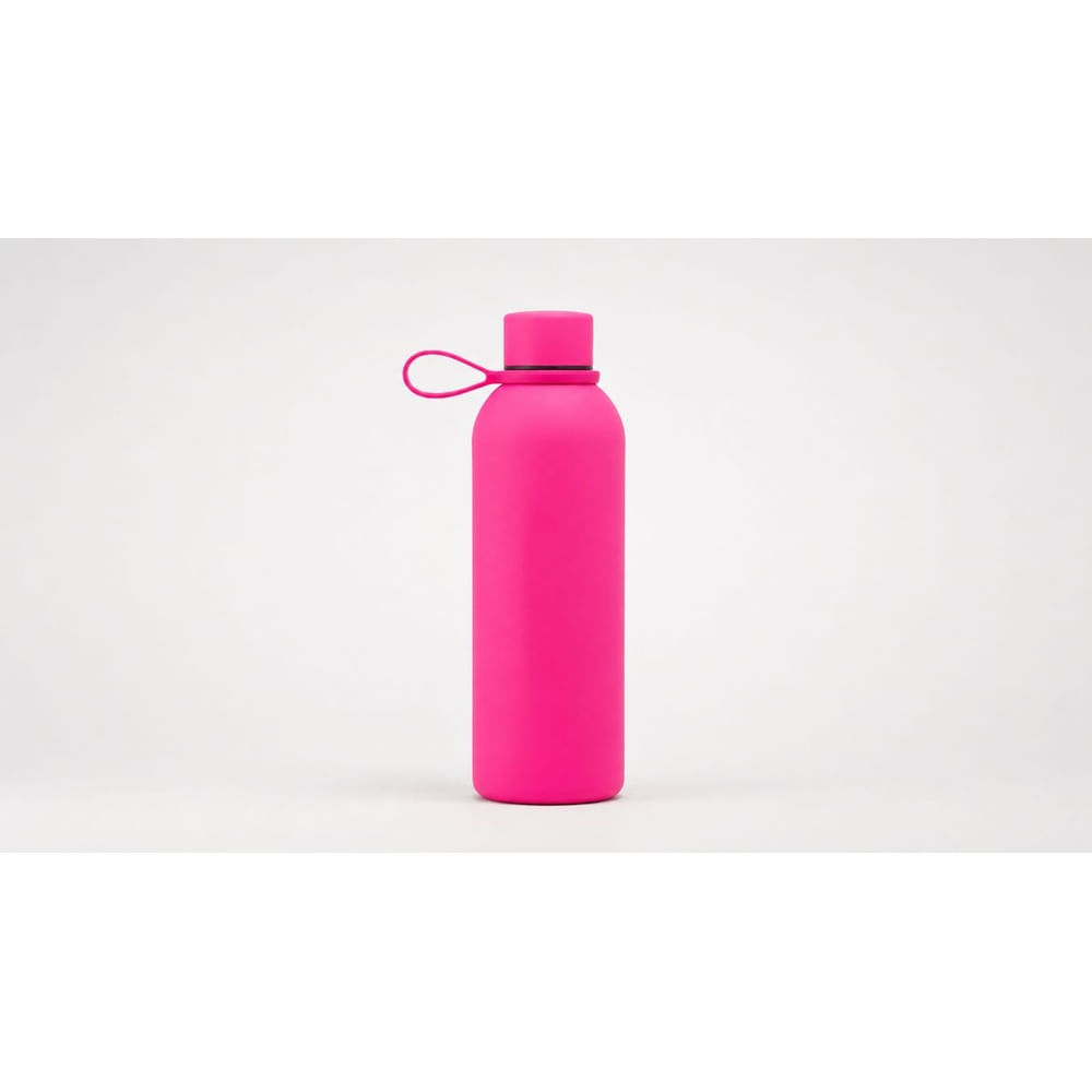 Tomatodo Térmico de Acero Inoxidable 500 ml Soft Touch Antideslizante Fucsia Fucsia