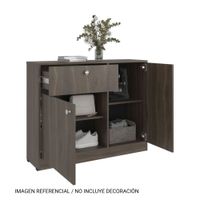 Cómoda Praga 1 Cajón 2 Puertas Milan 80x100x30 Tuhome