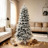 Árbol de Navidad 210cm Nevado con 1512 Ramas