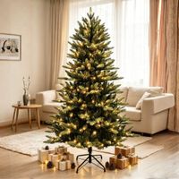 Árbol de Navidad 180cm Pe/pvc 740 Ramas + 400 LEDs