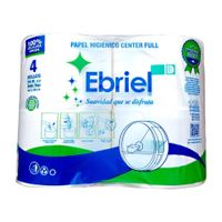 Papel Higienic Jumbo Center Full Ebriel 4 X 250 Mt