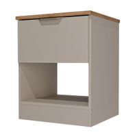 Velador Milan 1 Cajon Avellana/Maple