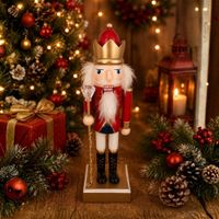 Cascanueces Soldado con Luz 25cm - Encanto Clásico
