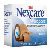 Nexcare Micropore Beige Piel Delicada 24mm x 5m