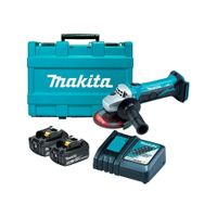 Amoladora Esmeril Makita DGA452RFE 18V 5"" Kit 2x3.0Ah