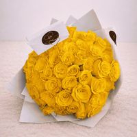 Ramo 100 rosas clasicas amarillas