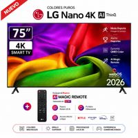 Televisor LG 75 NANO 4K UHD AI Smart TV 75NU800BPSB 2026