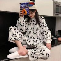 PIJAMA OSITO PANDA IMPORTADA AFELPADA SUAVE