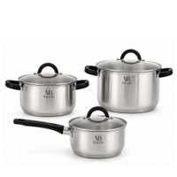SET DE OLLAS NUBELLE DE 6 PZS - CW-006CS