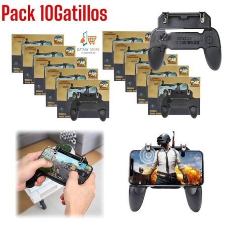 PACK 10Mandos Gatillos Fuego Gamepad Grip L1 R1 Pubg Fornite Free Fire Multicolor