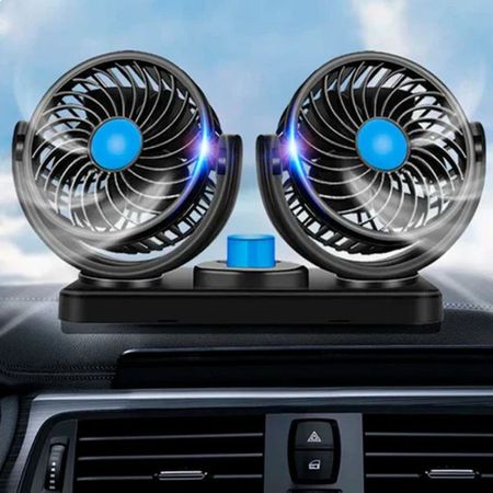 Potente Ventilador para Automovil Vehiculo Auto 12V Mitchell Multicolor