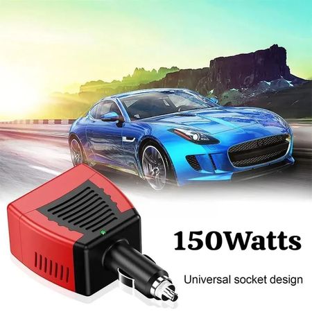 Inversor de Corriente para Auto de 12v A 220v Usb 150W Multicolor