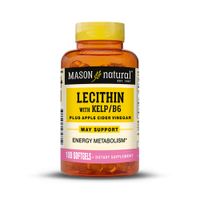 Lecitina Kelp B6 Mason Natural 100 Cápsulas Blandas