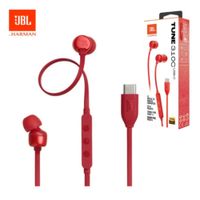 Audífonos JBL Tune 310C USB-C Rojo  In-Ear