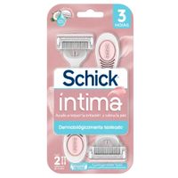 Máquina de Afeitar Desechable SCHICK Intima 3 Hojas Paquete 2un