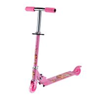 Scooter para Niños Rosado con Luces 2 Llantas Aluminio
