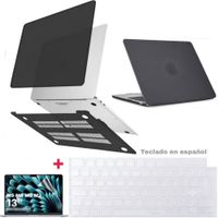 case + mica + cobertor teclado MacBook Air de 13.6 M4 M3 M2 A3113 A3240 A2681