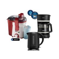 Combo Cafetera Programable 12 Tazas BVSTDCP121B - Hervidor 1.7 Litros - Extractor 500 ML