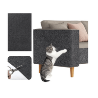 Protector de Muebles Antiarañazos Autoadhesivo para Perros y Gatos - 100x60 - Gris oscuro