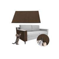 Protector de Muebles Antiarañazos Autoadhesivo para Perros y Gatos - 100x60 - Marrón