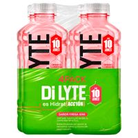 Pack Bebida Rehidratante DILYTE Fresa Kiwi Botella 650ml Paquete 4un