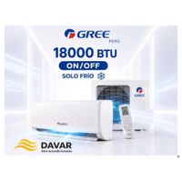 Aire Acondicionado Mini Split 18000 Btu Solo Frio Blanco