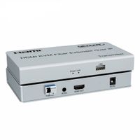 Extensor HDMI por Fibra Óptica NETCOM 20Km Full HD 1080p KVM USB IR Loop Out LC Monomode Over IP