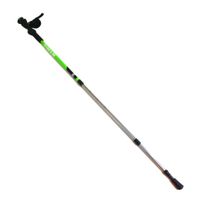 Bastón Trekking Mango Recto Con Antishock Diman C/ Roseta Verde