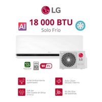 Aire Acondicionado LG DualCool con AI 18000 BTU Inverter Solo Frío