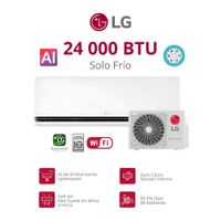 Aire Acondicionado LG  DualCool con AI 24000 BTU Inverter Solo Frío