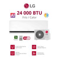 Aire Acondicionado LG Dualcool con AI Inverter 24000 BTU Frío y Calor
