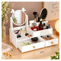ORGANIZADOR KAWAII MULTIFUNCIÓN CON ESPEJO
