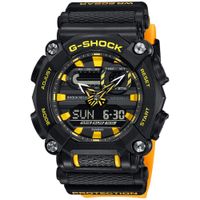 Reloj Casio G-Shock GA900A-1A9 Digital Analógico Resina Negro Amarillo