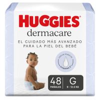 Pañales para Bebé HUGGIES Dermacare Talla G Paquete 48un