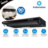 Campana Extractora Indurama 3 Velocidades CEI-902NE 90cm