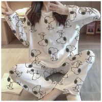 PIJAMA SNOOPY 2 PIEZAS IMPORTADA DELGADA FRESCA