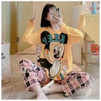 PIJAMA MICKEY MOUSE 2 PIEZAS IMPORTADA DELGADA FRESCA