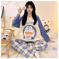 PIJAMA DORAEMON IMPORTADA 2 PIEZAS DELGADA FRESCA