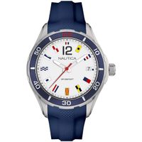 Reloj Nautica NST 1 NAPNSI804 Fecha Correa de Silicona Azul