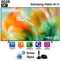 Televisor Samsung Mini LED 55 pulgadas 4K Ultra HD Tizen UN55M80HAGXPE y Antena Digital